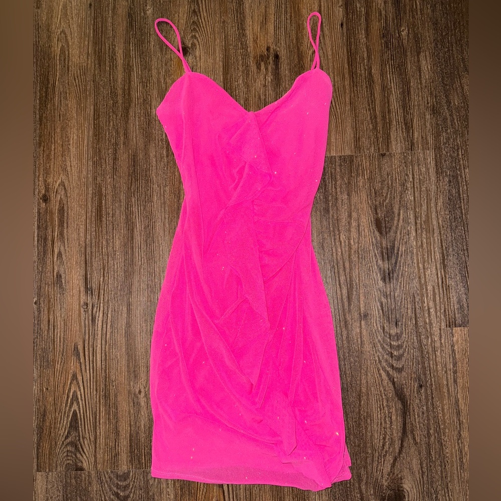 Windsor Hot Pink Sparkle Dress